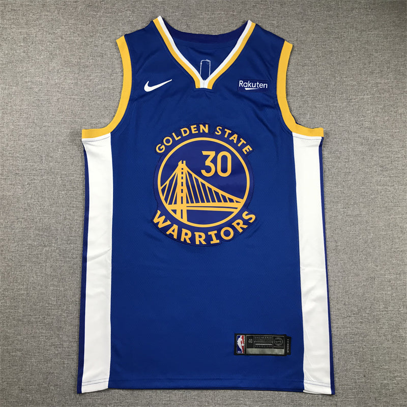 Stephen Curry #30 Golden State Warriors Nike 2022-23 Royal Blue Icon Edition Bay Bridge Fast Break Replica Jersey