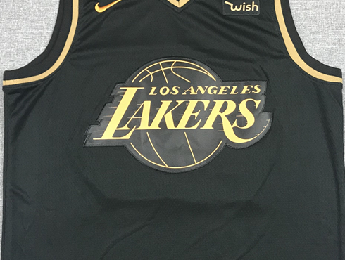 LeBron James #23 Los Angeles Lakers Black 2021-22 Golden Edition Swingman Jersey – Gold Globe Logo