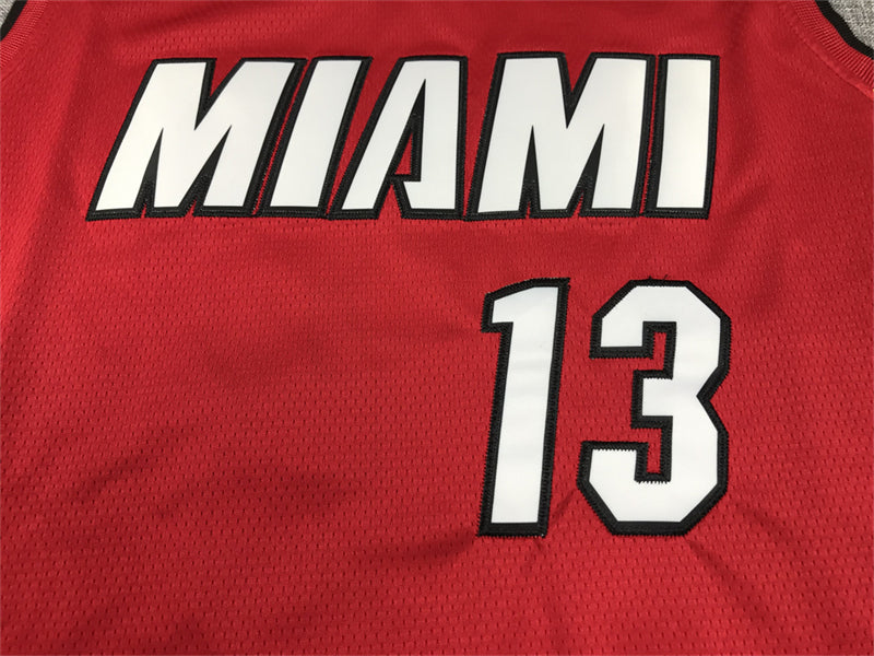 Men's Miami Heat Bam Adebayo #13 Red 2022/23 Swingman Jerseys - Statement Edition