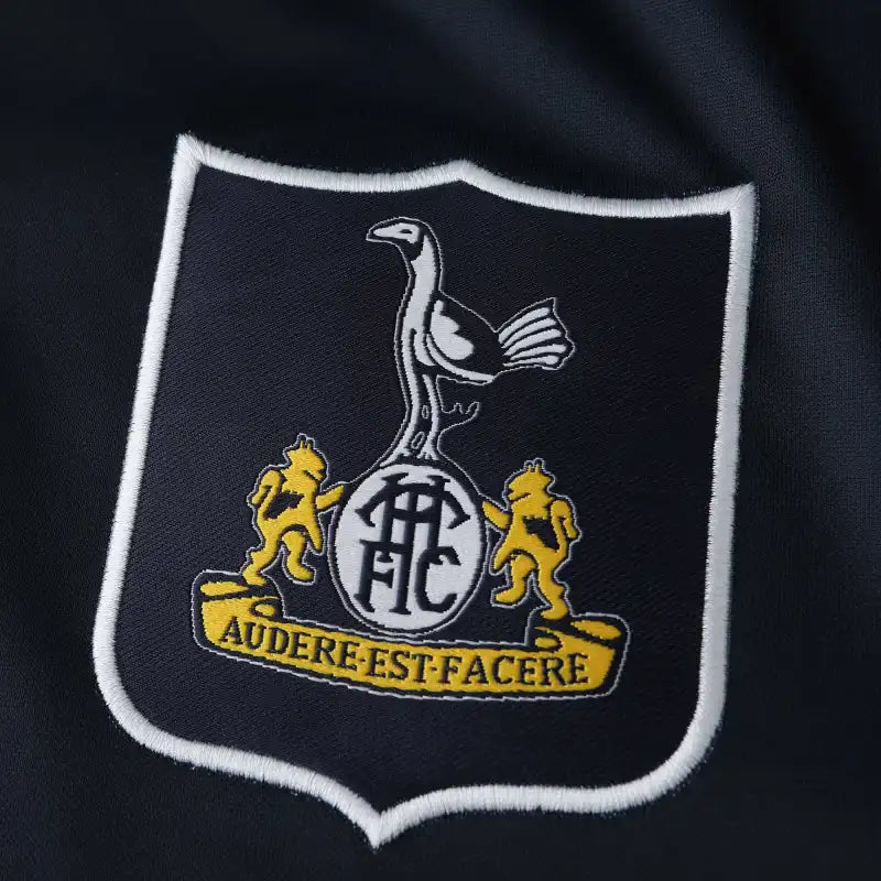 Tottenham Hotspur 1994/95 Away Retro Fan Jersey – Black & Purple | Holsten | Classic Spurs 90s Shirt