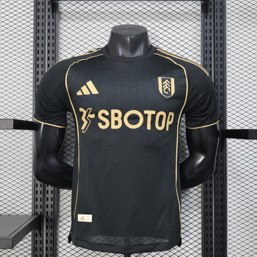 2025-26 Fulham Black Away Player Version Jersey - Men's