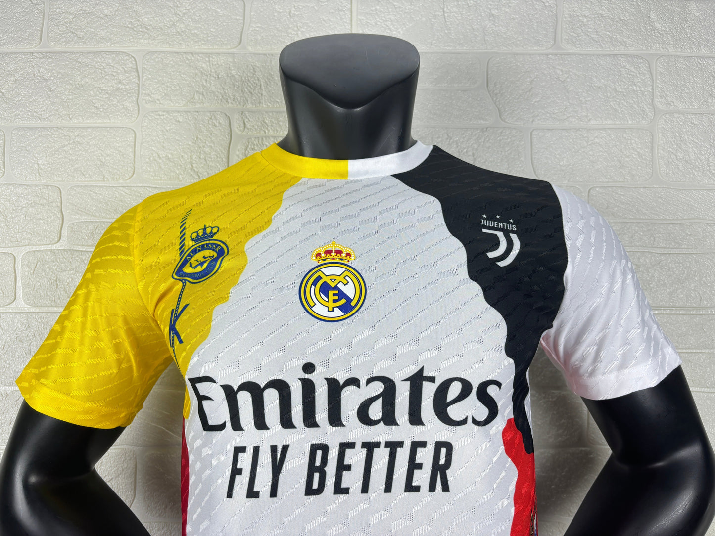Cristiano Ronaldo CR7 Career Tribute Mashup Special Edition Player Version Jersey - Real Madrid x Juventus x Sporting CP x Portugal - Emirates Fly Better