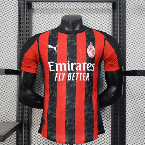 2025-26 AC Milan Home Player Version Jersey - Men's