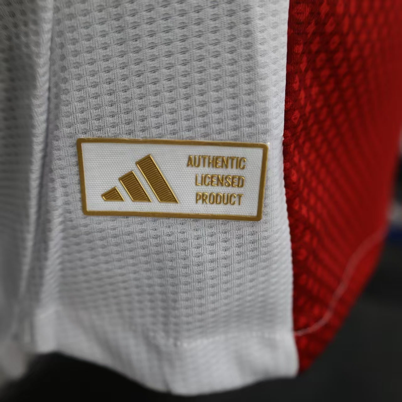2025/26 Ajax Home Player Version Jersey - Red White - Ziggo - Diamond Texture - Four Gold Stars