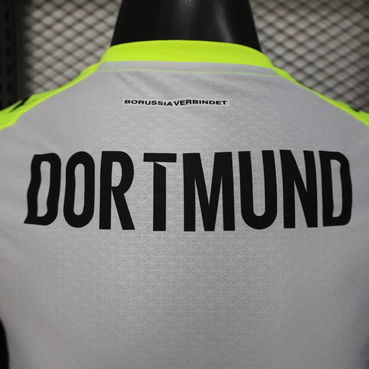 2025-26 Borussia Dortmund Second Away Fluorescent Green Player Version Jersey - Men's
