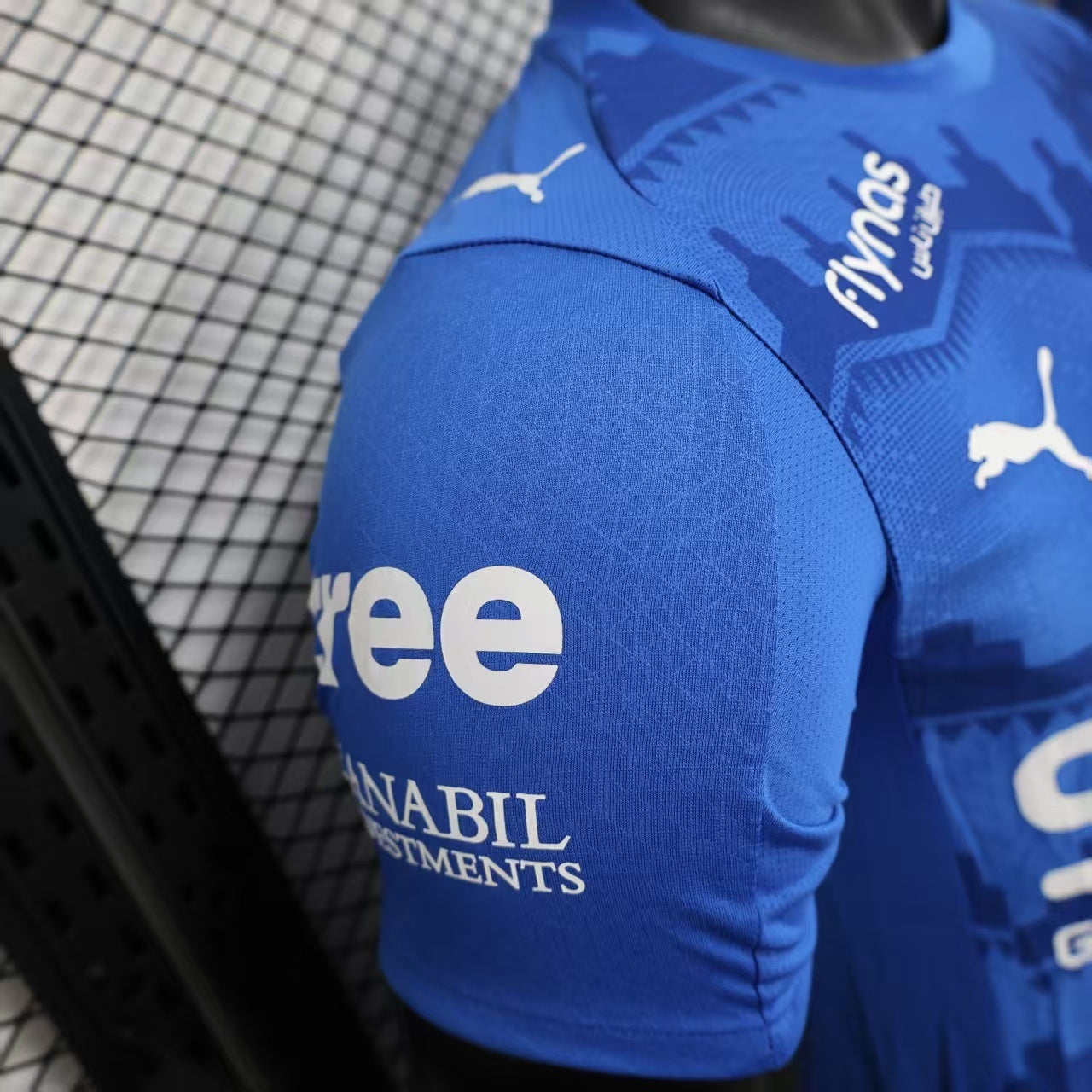 2025/26 Al Hilal Home Player Version Jersey - Royal Blue - Arabic Fortress Pattern - Savvy Games Group