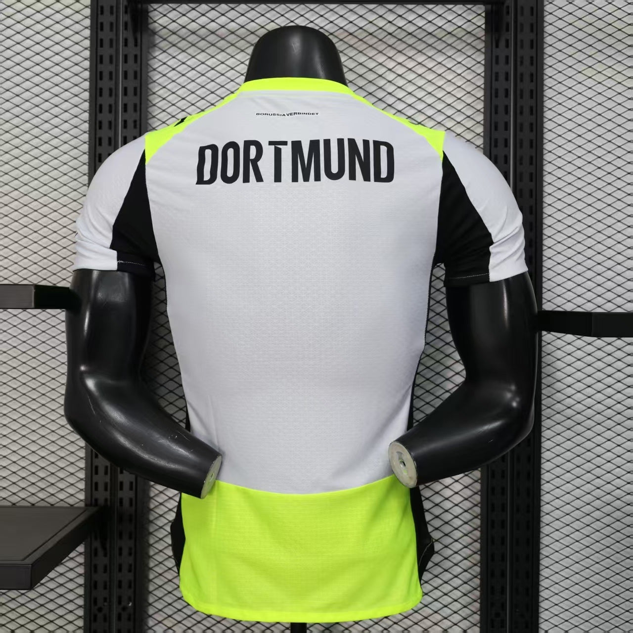 2025-26 Borussia Dortmund Second Away Fluorescent Green Player Version Jersey - Men's