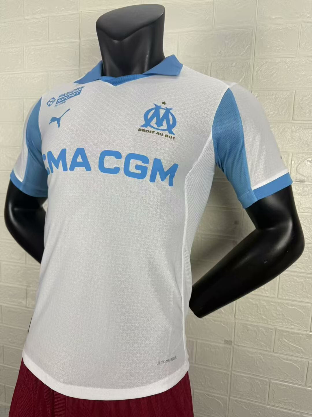 2025-26 Marseille Home Player Version Jersey - Men's