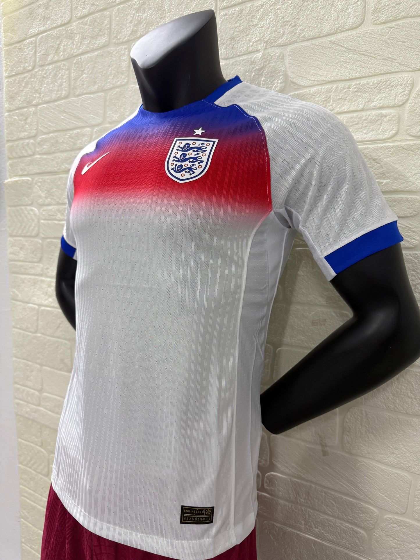 2025-26 England Home Player Version Jersey - Men's