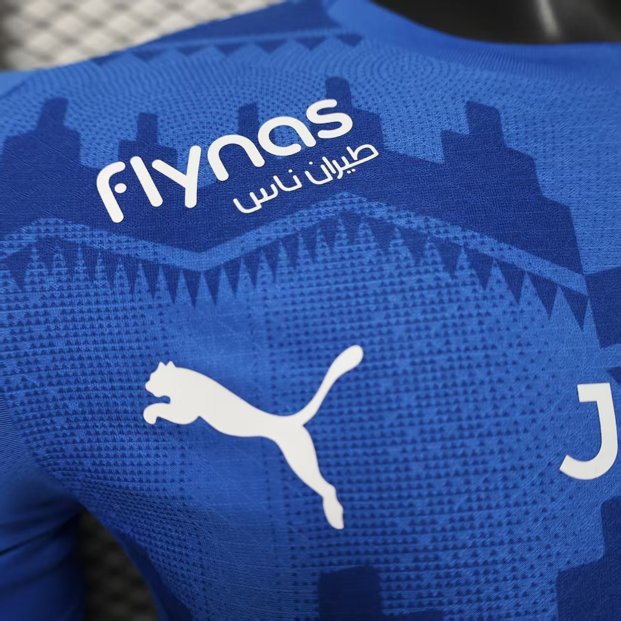 2025/26 Al Hilal Home Player Version Jersey - Royal Blue - Arabic Fortress Pattern - Savvy Games Group