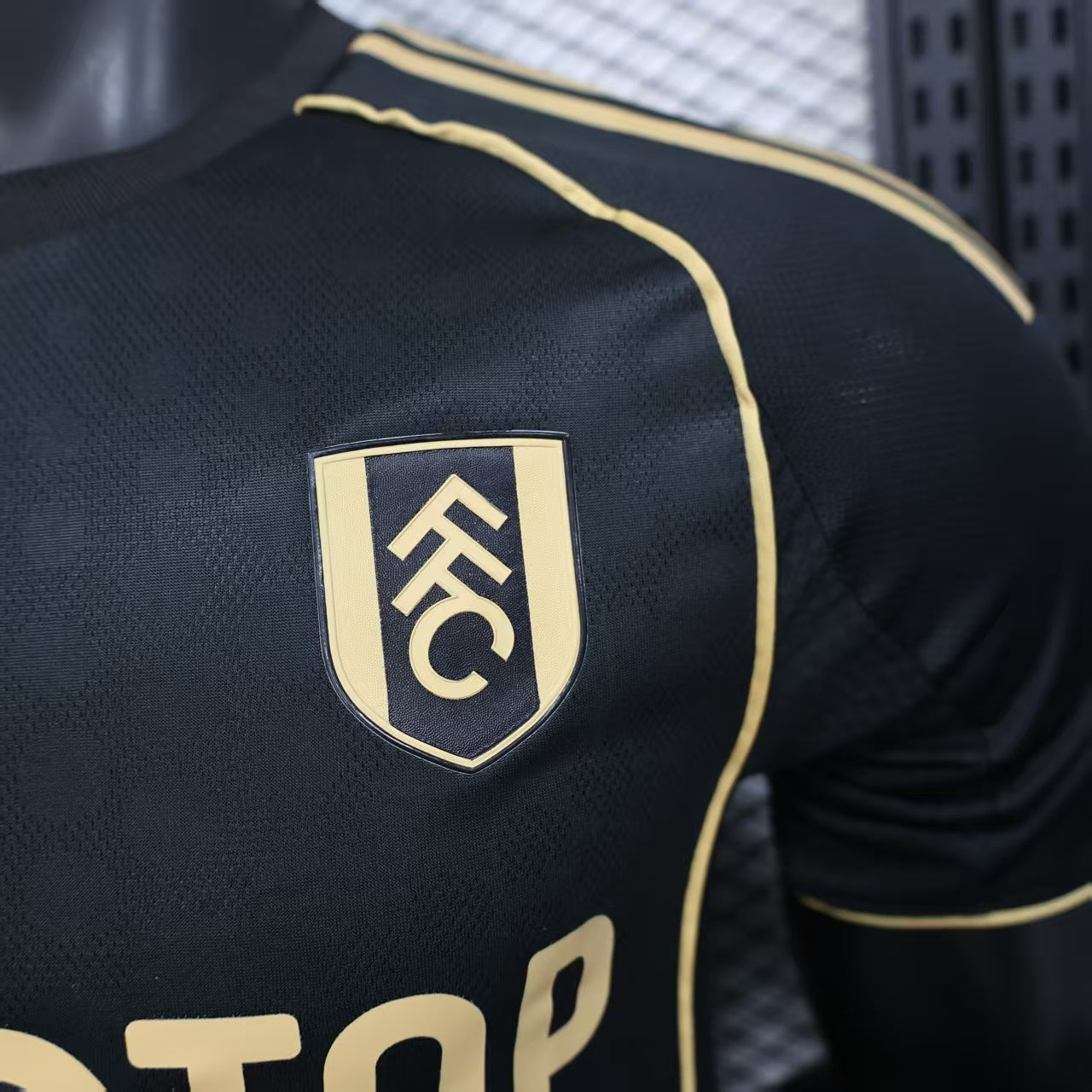 2025-26 Fulham Black Away Player Version Jersey - Men's
