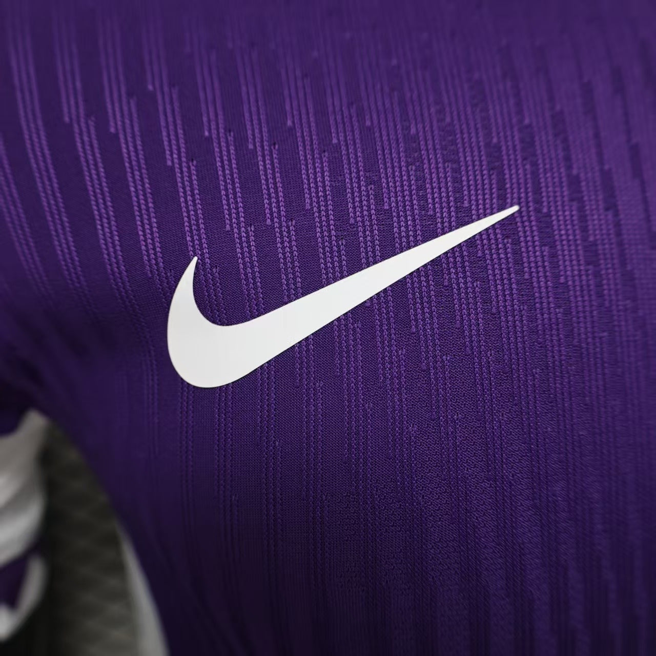 2025/26 Al Ain FC Home Player Version Jersey - Purple White - e& Etisalat - Zigzag Cuff - UAE Flag