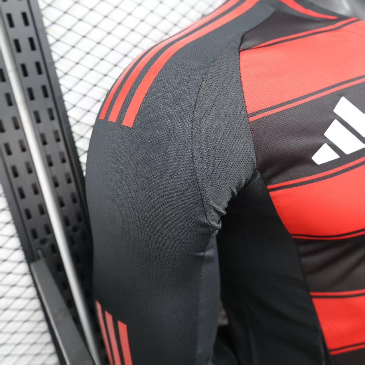 2025-26 Flamengo Home Long Sleeve Player Version Jersey - Men's