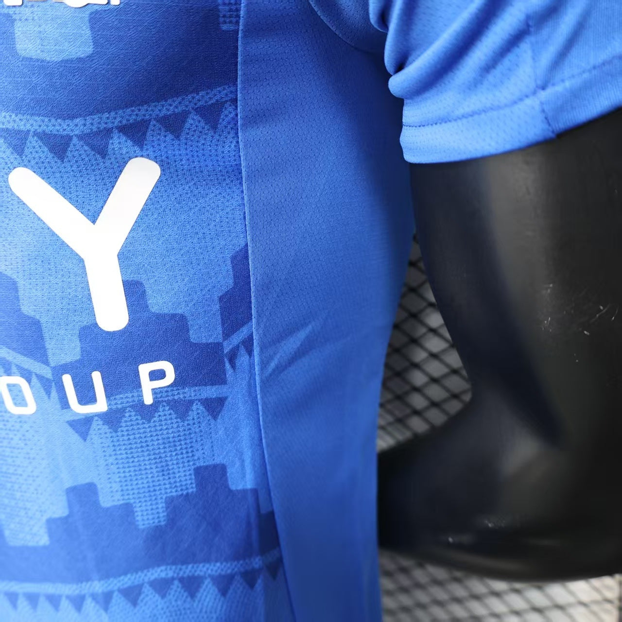 2025/26 Al Hilal Home Player Version Jersey - Royal Blue - Arabic Fortress Pattern - Savvy Games Group