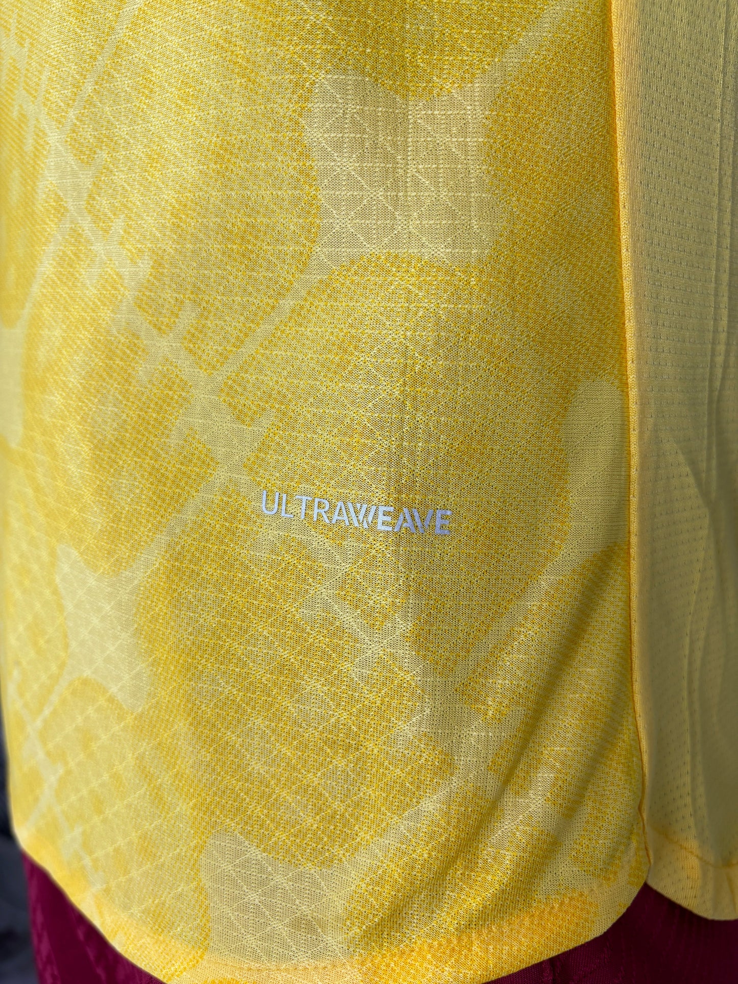2025/26 AC Milan Third Away Player Version Jersey -  Yellow Dark Green - Emirates - AC Milan Shadow Pattern