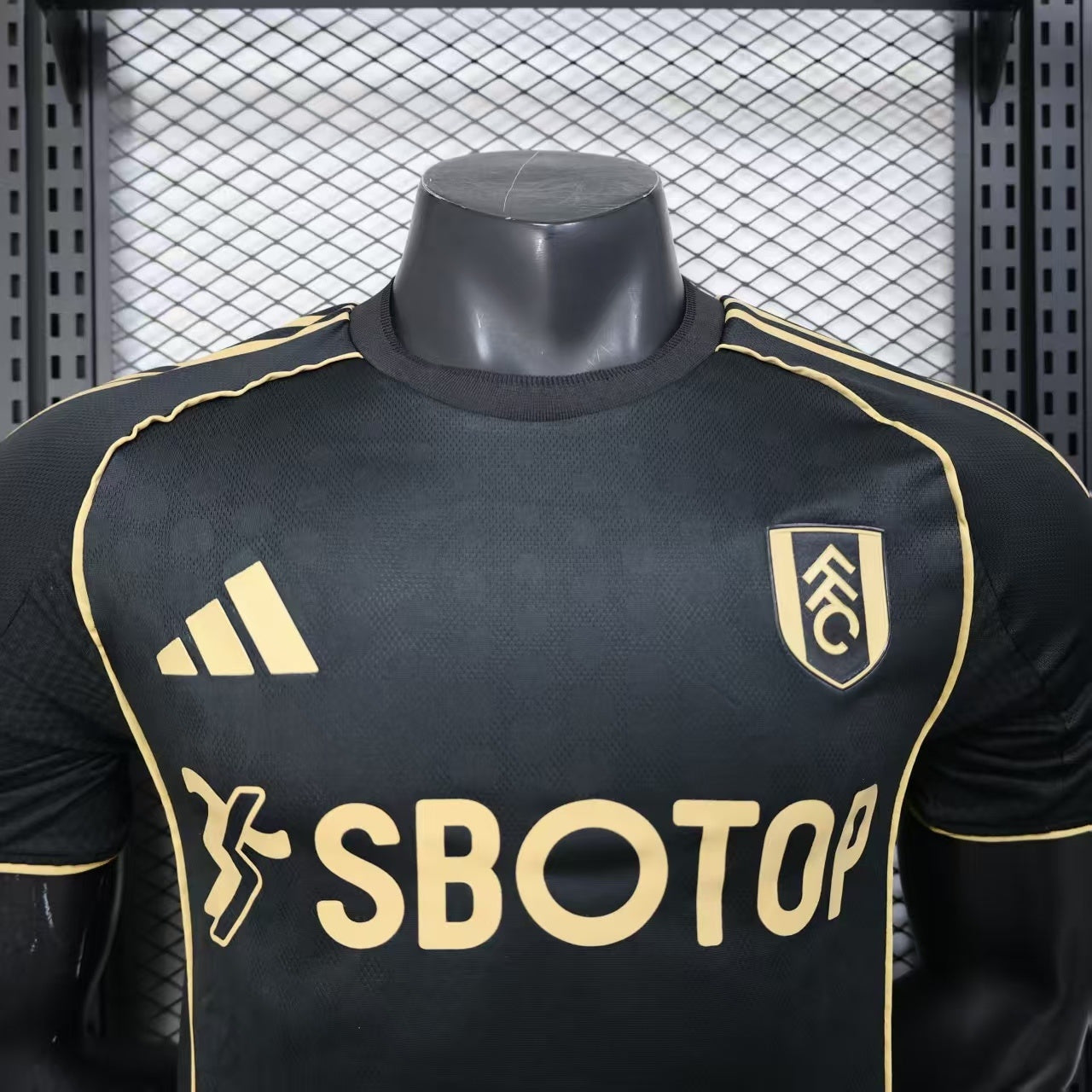 2025-26 Fulham Black Away Player Version Jersey - Men's