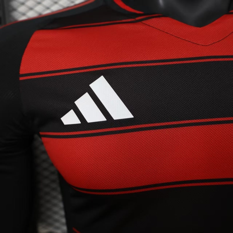 2025-26 Flamengo Home Long Sleeve Player Version Jersey - Men's