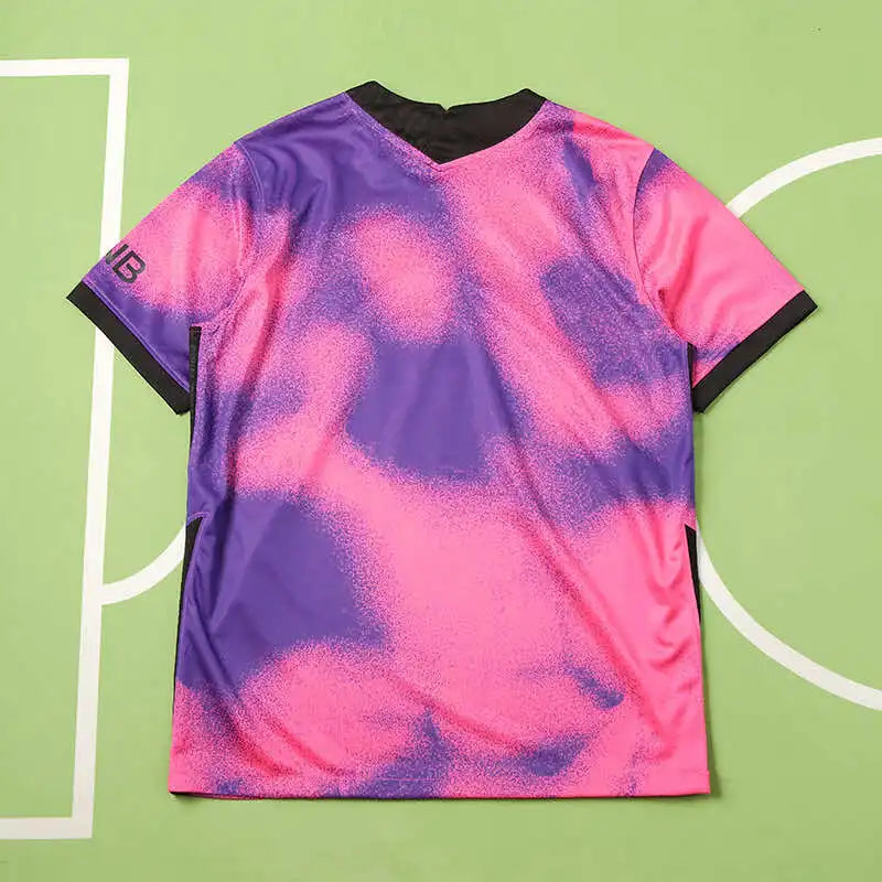PSG 2020/21 Fourth Jersey – Pink Purple Tie-Dye Spray Paint Fan Version
