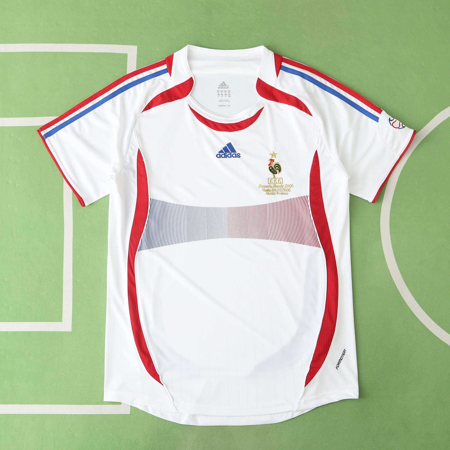 France 2006 World Cup Away Retro Fan Version Soccer Jersey