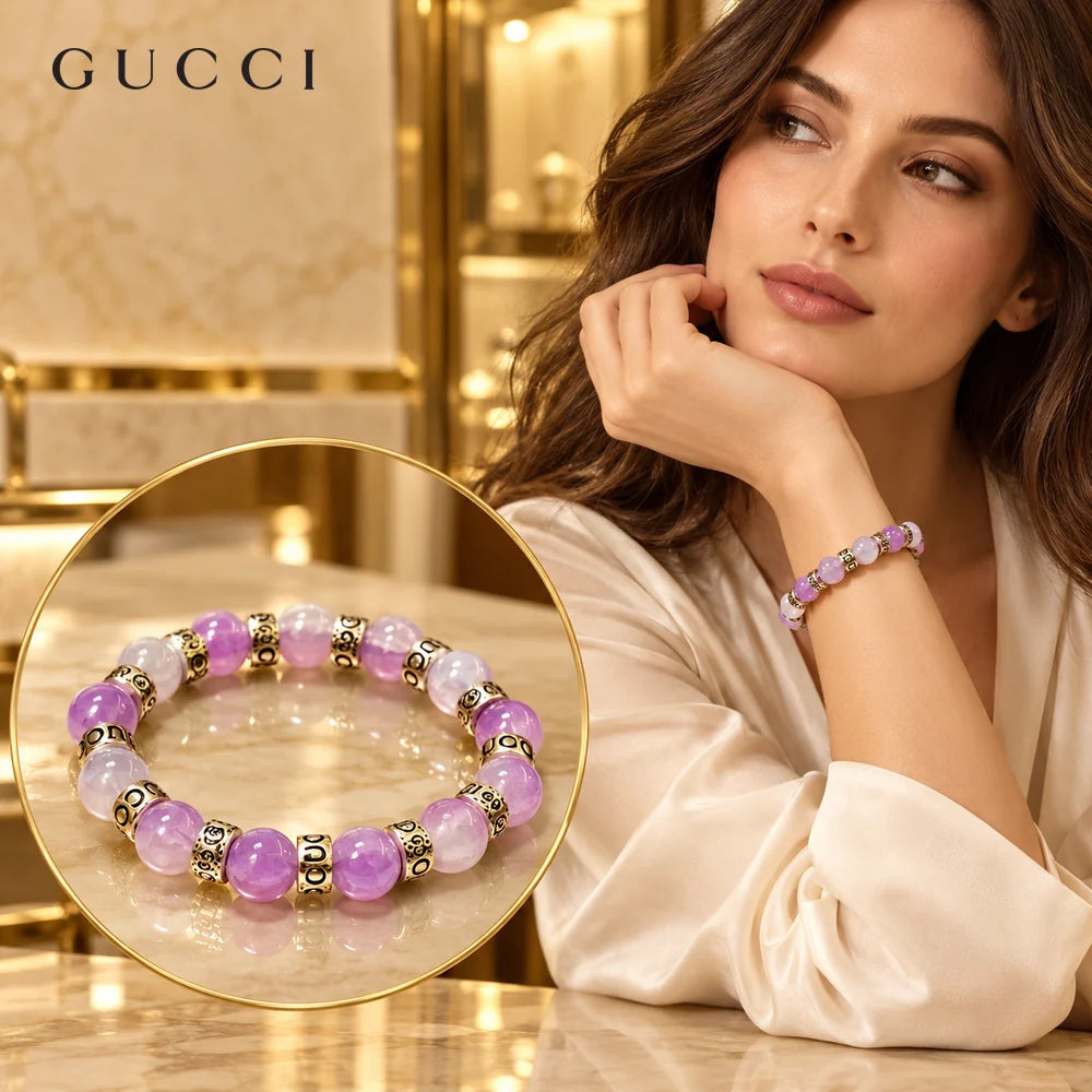 Gucci Anger Forest Crystal Distressed Unisex Bracelet – Style 05 - image 1