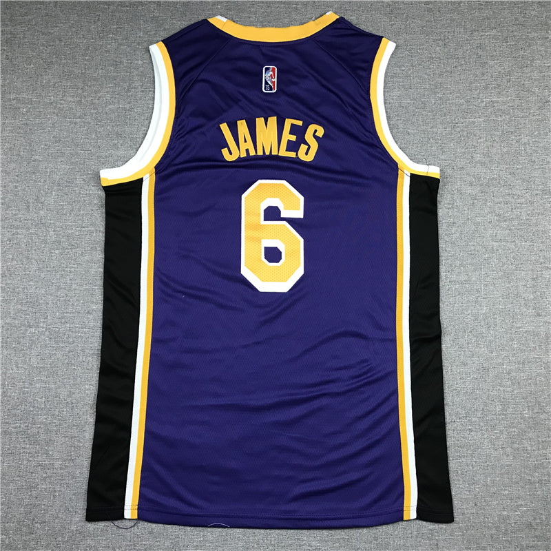 LeBron James #6 Los Angeles Lakers Purple 2022-23 Statement Edition Swingman Jersey – Jordan Brand