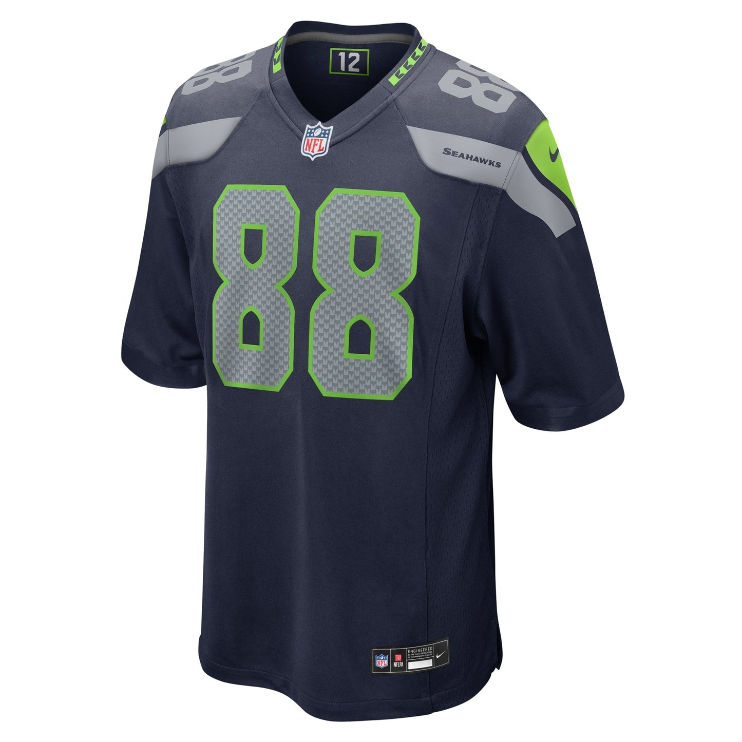 A.J. Barner Seattle Seahawks Game Jersey -  College Navy