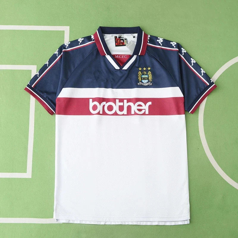 Manchester City Away Retro Jersey 1997/98 | Classic Fan Version Football Shirt
