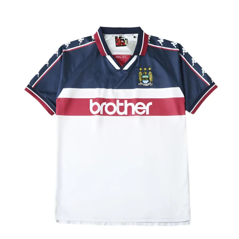Manchester City Away Retro Jersey 1997/98 | Classic Fan Version Football Shirt