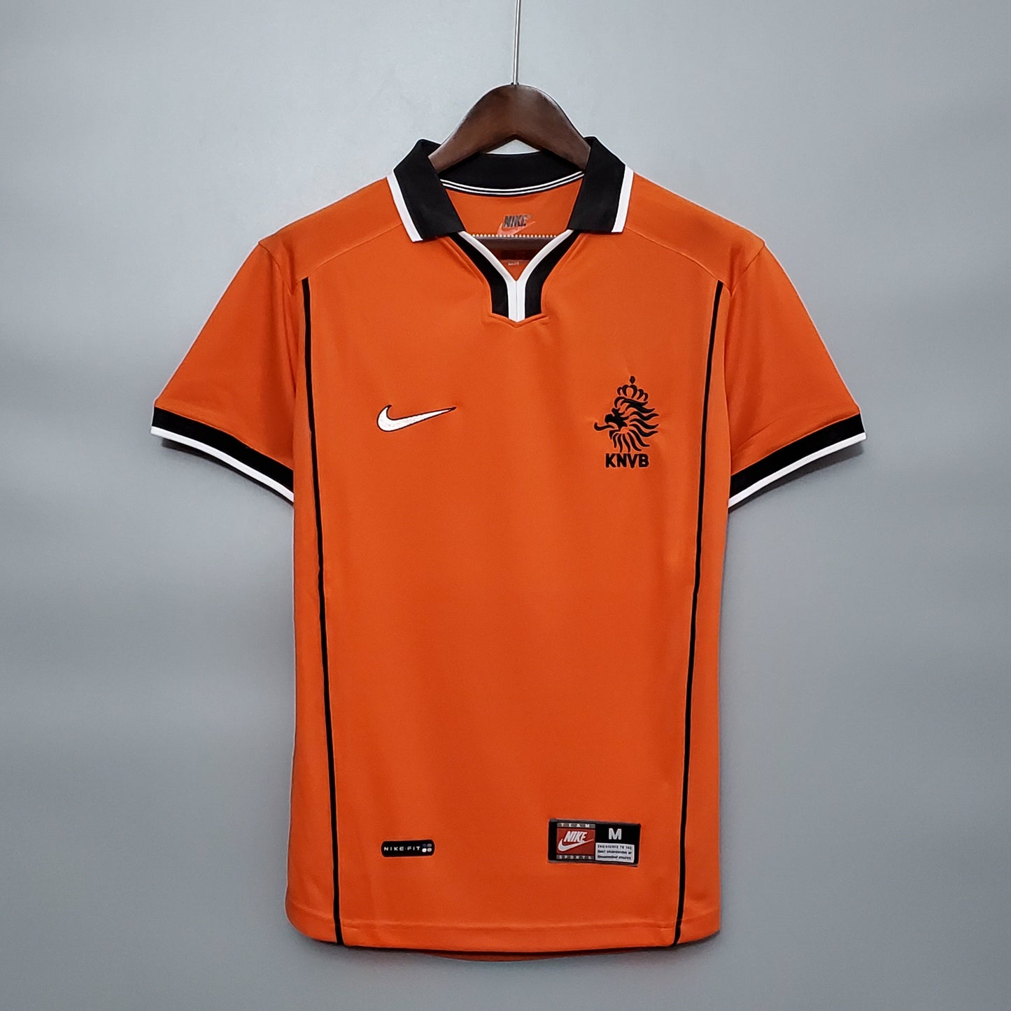 Netherlands 1998 World Cup Home Retro Soccer Jersey – Nike KNVB Bergkamp Kluivert Davids Seedorf Oranje Kit