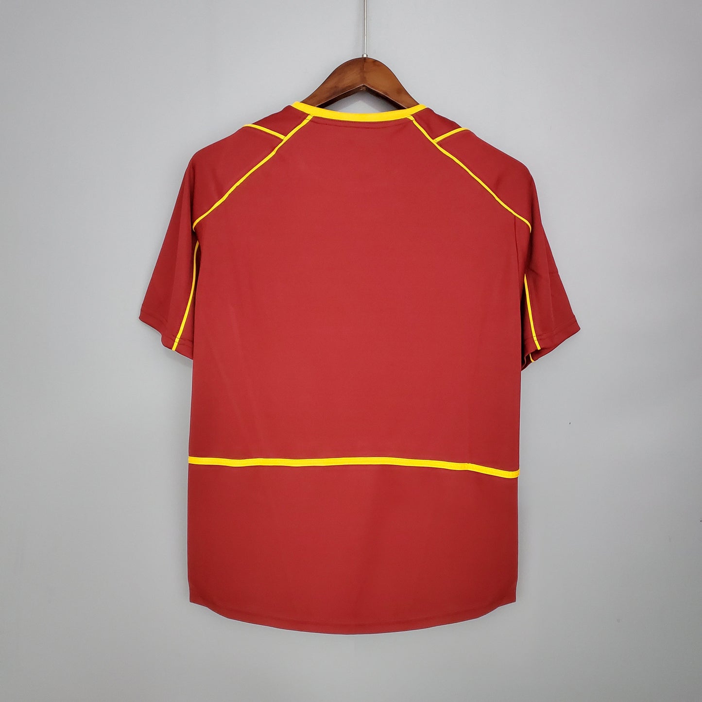 Portugal 2002 Home Jersey – Red Nike Dri-FIT Green Side Panel Retro 2002 FIFA World Cup Football Shirt | Figo Rui Costa Pauleta Classic A Selecao das Quinas Kit