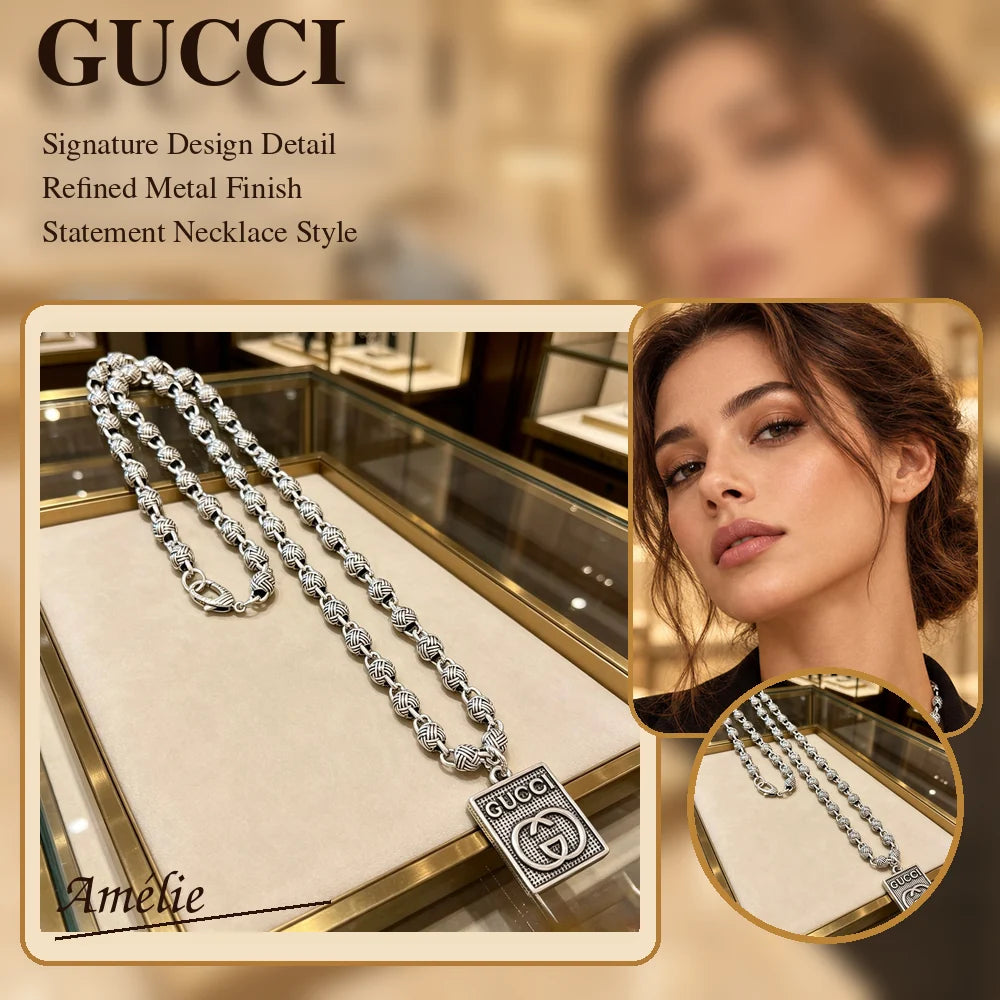 Gucci Anger Forest Chain Distressed Necklace – Gucci jewelry main image