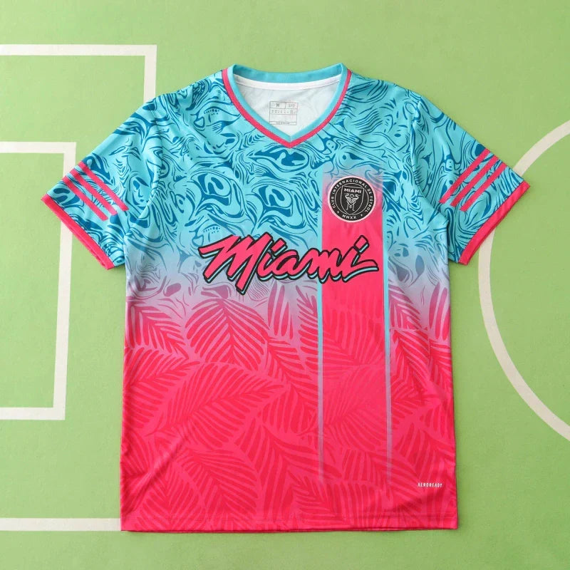 Inter Miami CF Pink Tropical Concept Edition Fan Version Jersey 2024/25 – Blue to Pink Gradient Football Shirt