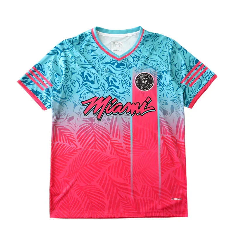 Inter Miami CF Pink Tropical Concept Edition Fan Version Jersey 2024/25 – Blue to Pink Gradient Football Shirt