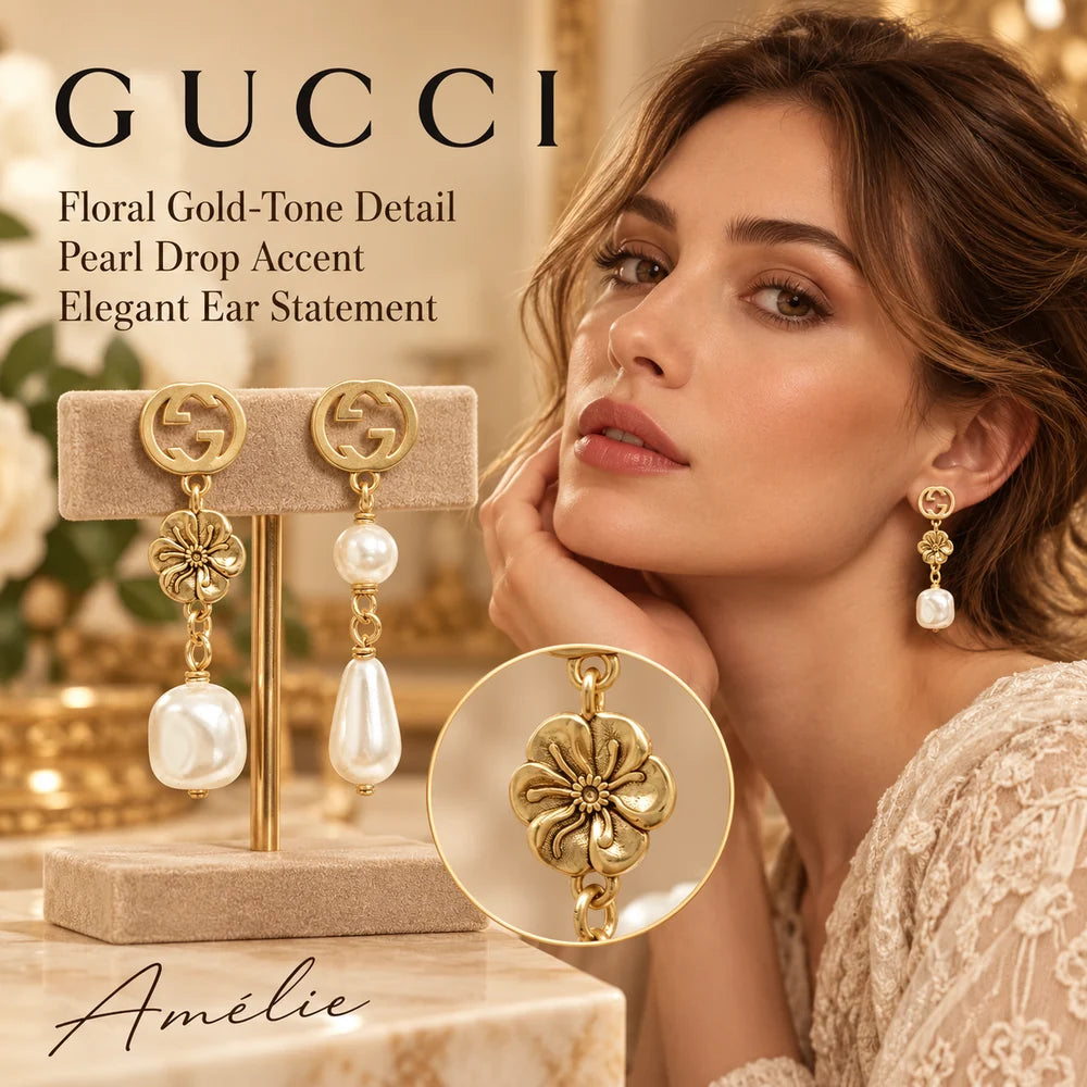 Gucci Floral Pearl Earrings main product image