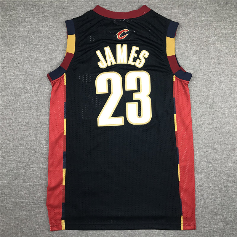 LeBron James #23 Cleveland Cavaliers Black 2008-09 Mitchell & Ness Hardwood Classics Swingman Jersey