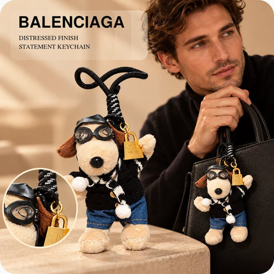 Balenciaga Distressed Keychain – Style 53 - image 1