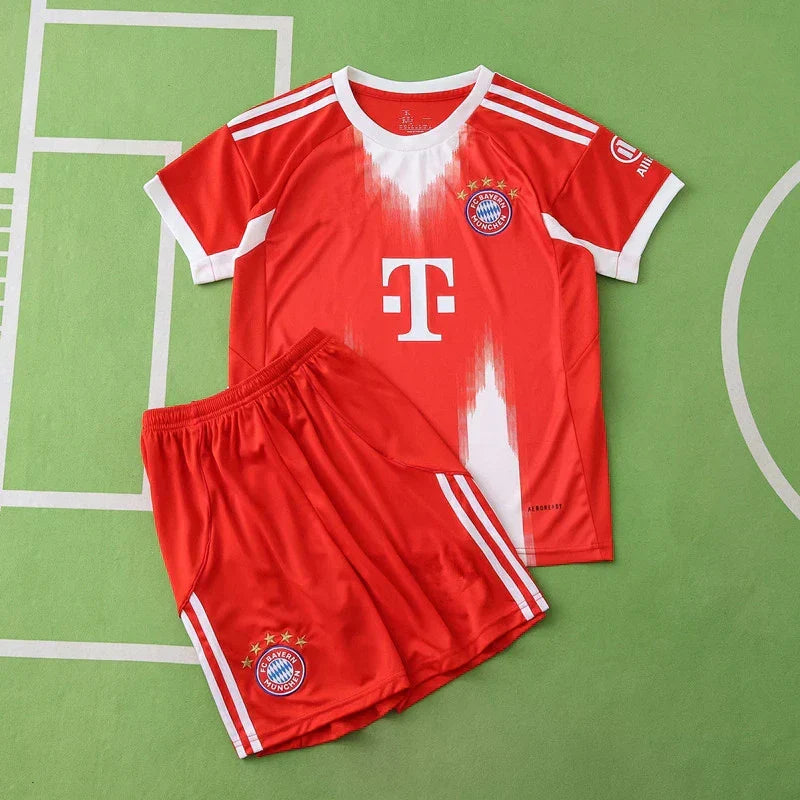 FC Bayern München Home Kids Kit 2025/26 – Official Style Children Football Set