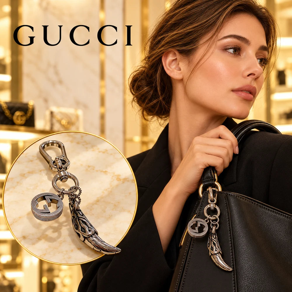Gucci Anger Forest Distressed Keychain – Style 27 - image 1