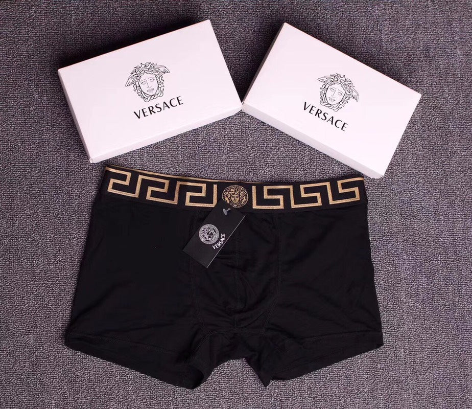 Versace Boxed Ornamental Folded Letter Panels Boxer Briefs, image 2