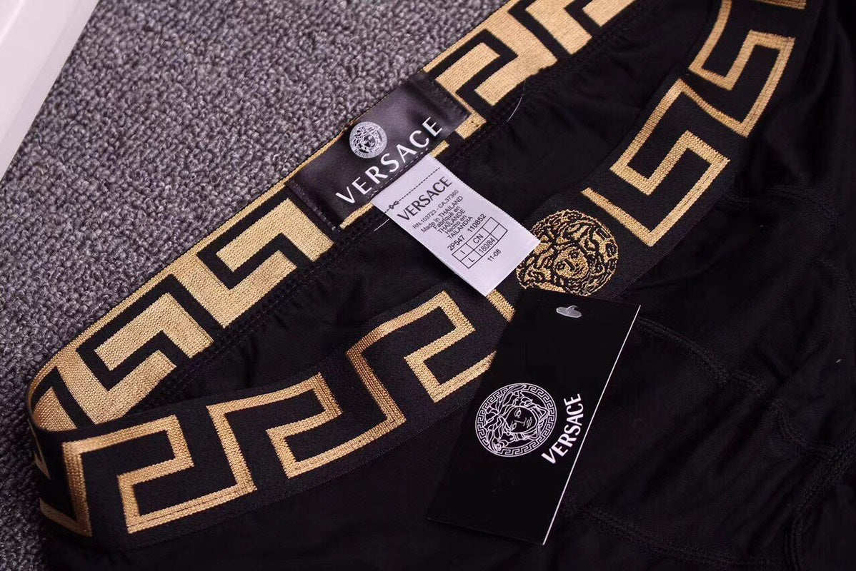 Versace Boxed Ornamental Folded Letter Panels Boxer Briefs, image 8