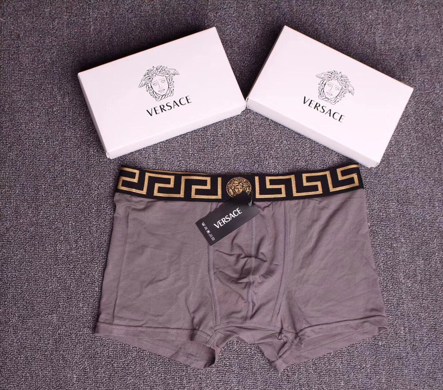 Versace Boxed Ornamental Folded Letter Panels Boxer Briefs, image 7