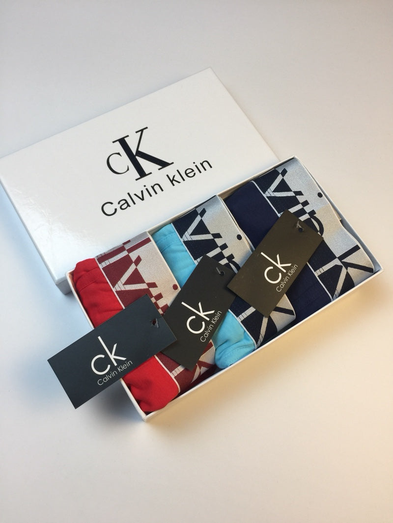 Calvin Klein Red Contrast Letter Waistband Boxer Briefs, image 7