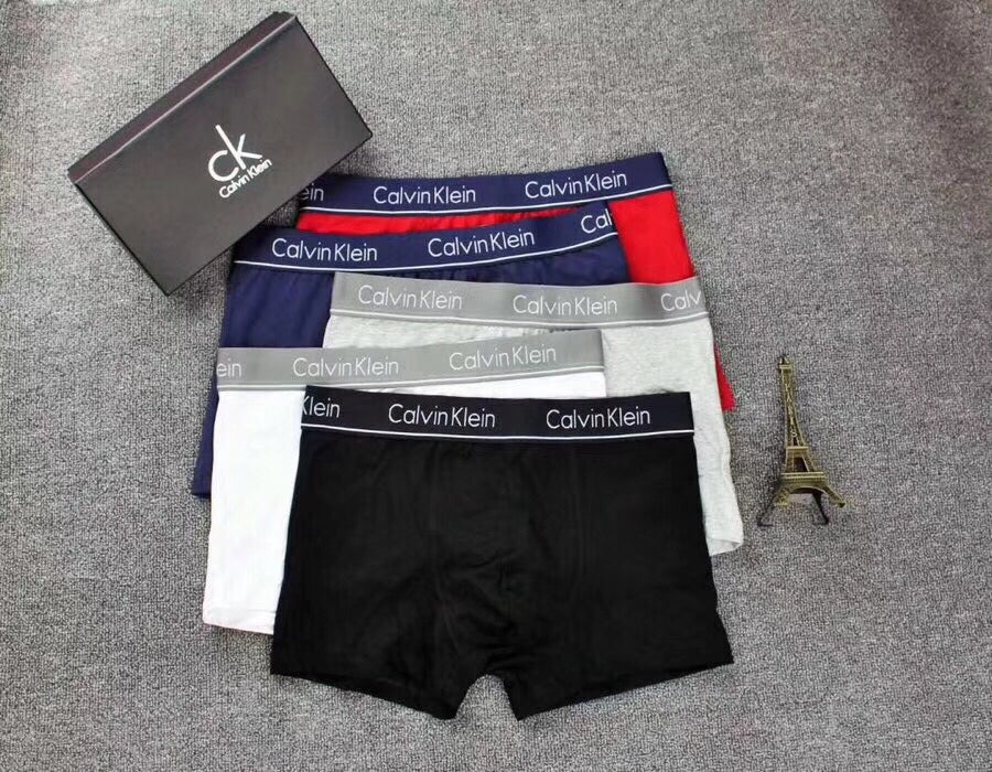 Calvin Klein Black Contrast Waistband Assortment Boxer Briefs, image 1