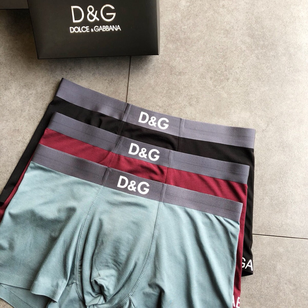 Dolce & Gabbana Boxed Bright Bold Waist Letters Boxer Briefs, image 3