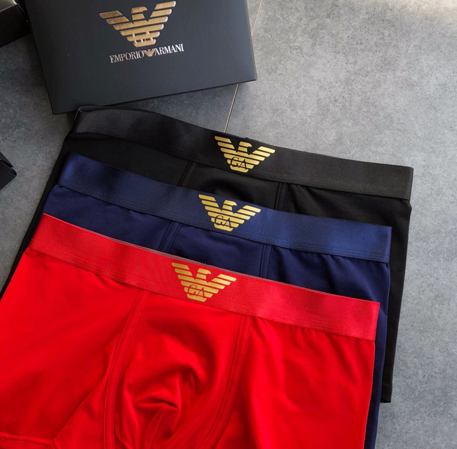 Emporio Armani Boxed Bright Wing Motifs Boxer Briefs, image 4