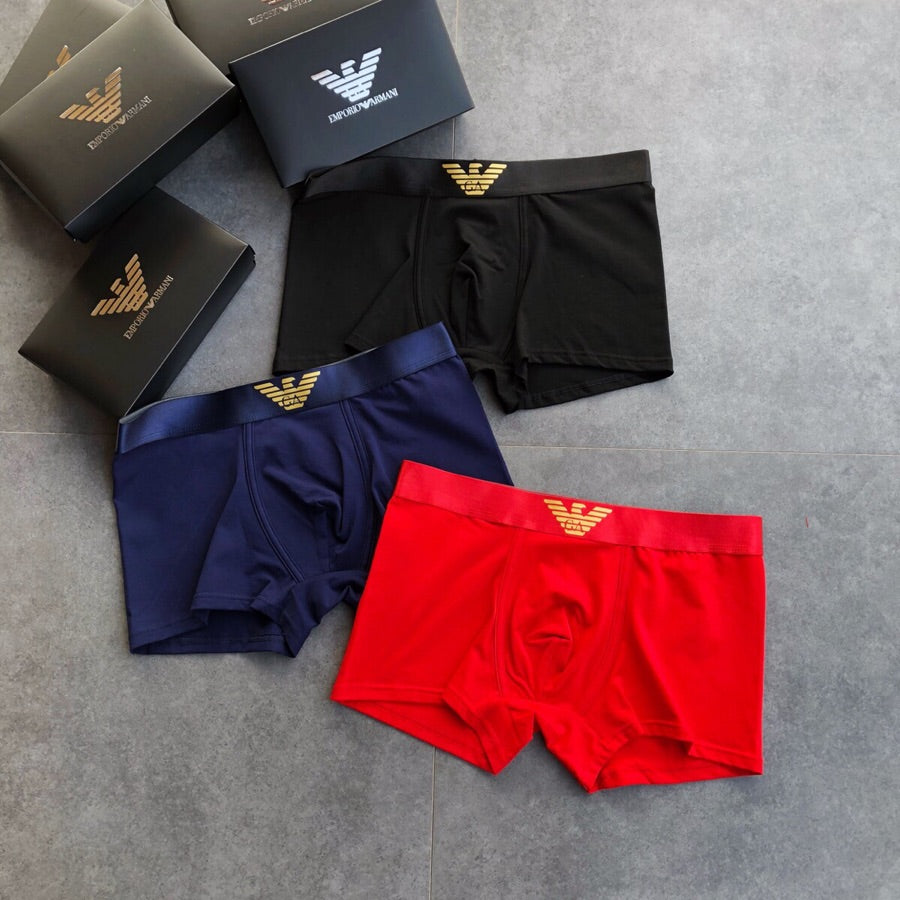 Emporio Armani Boxed Bright Wing Motifs Boxer Briefs, image 2