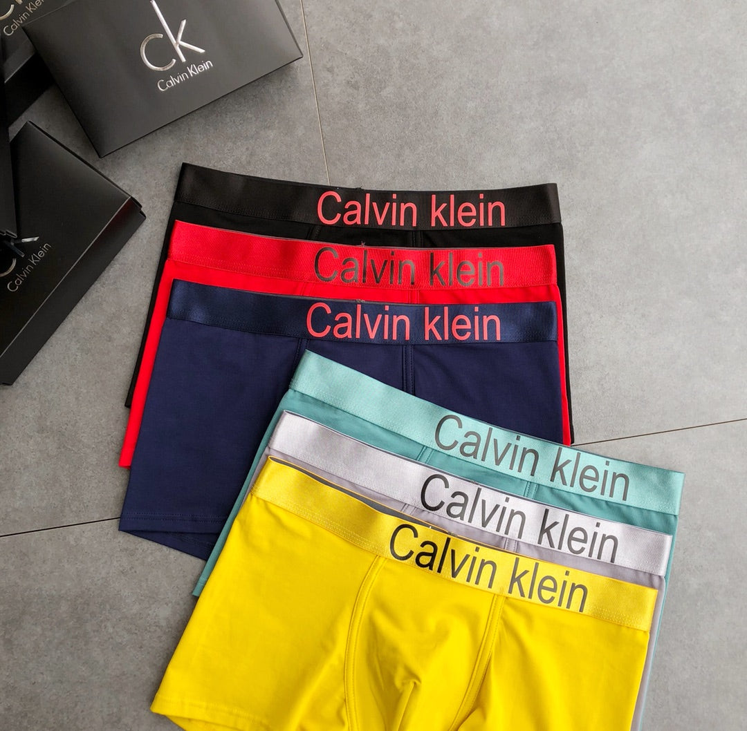 Calvin Klein Bright Colour Lettered Folded Set Boxer Briefs, image 2