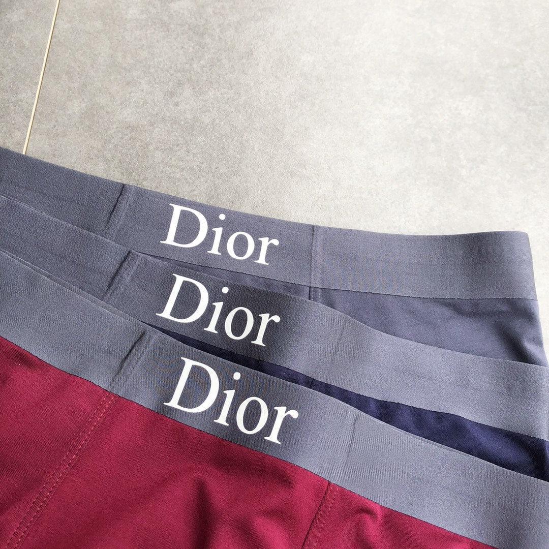 Dior Red Grey Navy White Bee Boxer Briefs, image 3