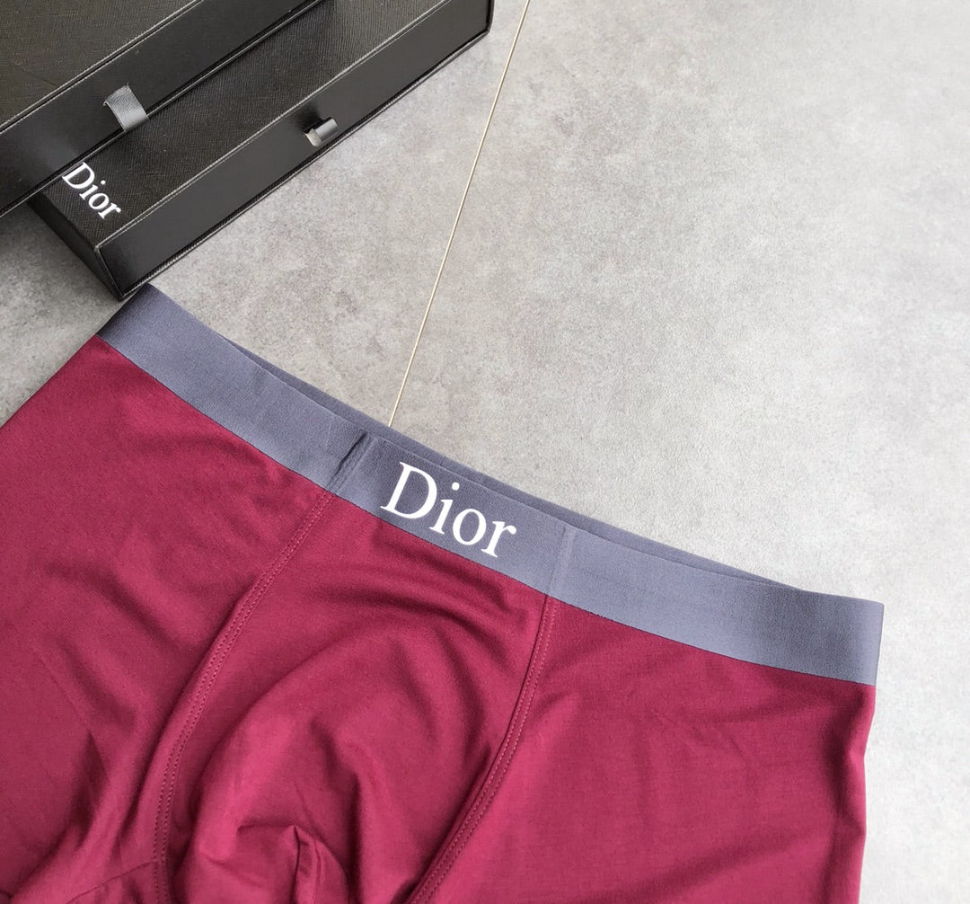 Dior Red Grey Navy White Bee Boxer Briefs, image 6