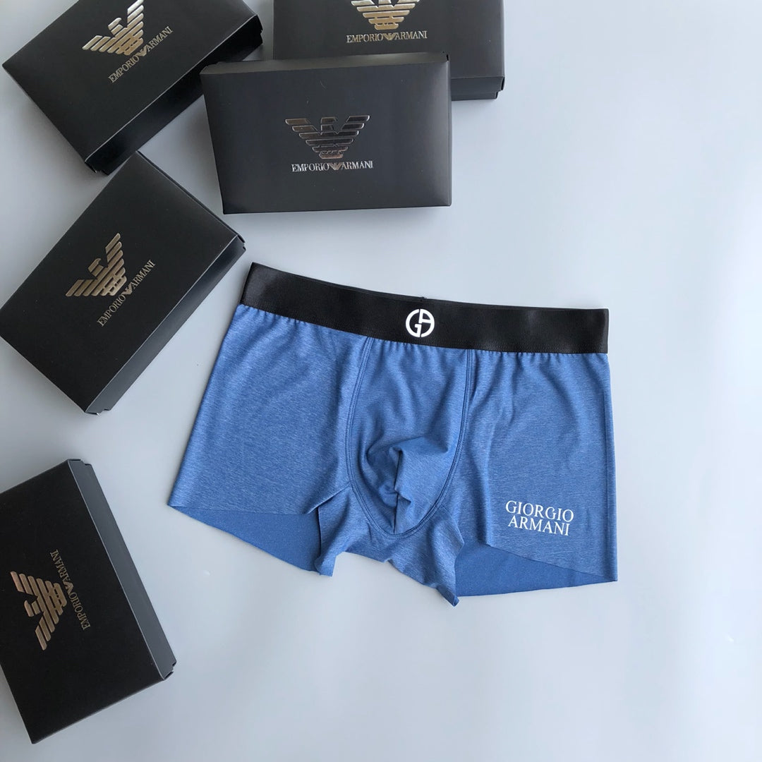 Emporio Armani Black Boxed Circle Monogram Boxer Briefs, image 7